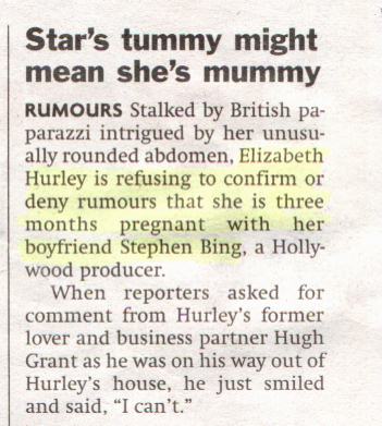 A newspaper clipping from Chandra McCann.
