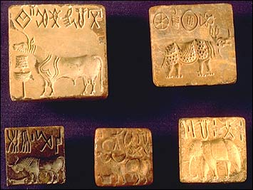 Seals from Mohenjo Daro