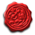 A wax seal. Click to follow the link.